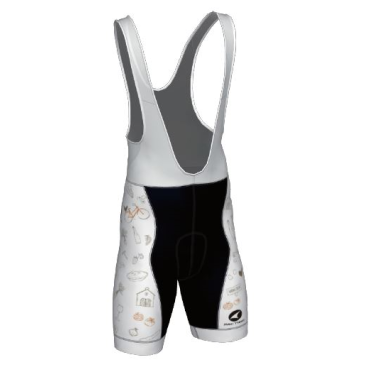 Farm Pattern Cycling Shorts/Bibshorts