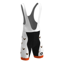 Classic F2F Cycling Bibshorts w/ Orange Stripe