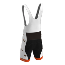 Classic F2F Cycling Bibshorts w/ Orange Stripe